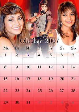 Monrose-Kalenderblatt Oktober 2007