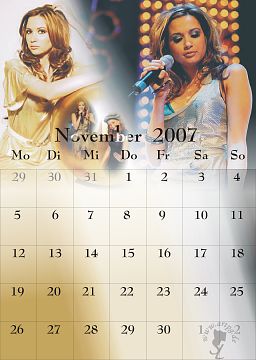 Monrose-Kalenderblatt November 2007