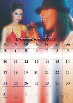 Monrose-Kalenderblatt Dezember 2007