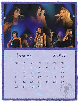 Monrose-Kalenderblatt Januar 2008